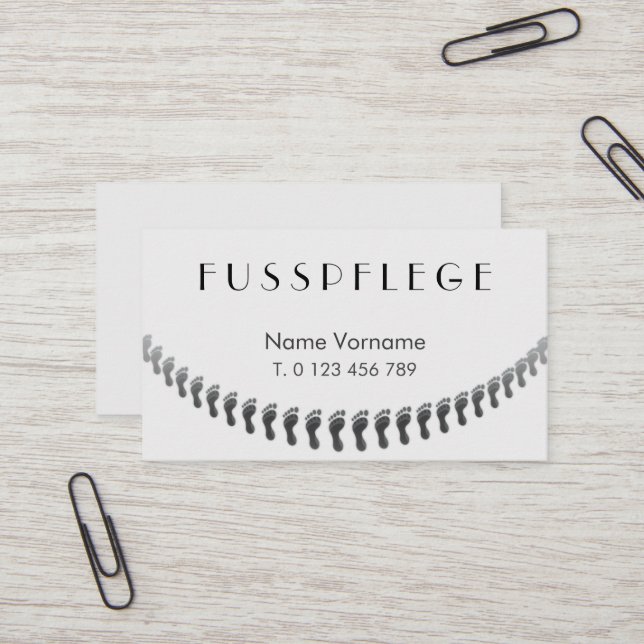 maintenance business card (Front/Back In Situ)