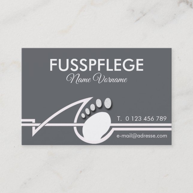 maintenance business card (Front)