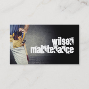 Maintenance, Handyman Business Card