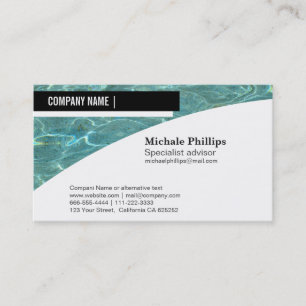 MAINTENANCE OF SWIMMING POOLS SWIMMING POOL BUSINESS CARD