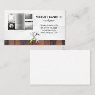 Maintenance Repair Business Card