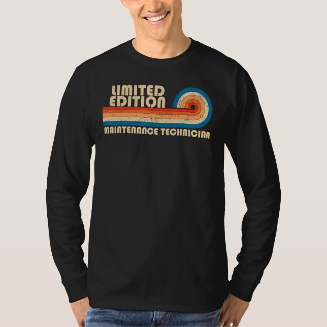 MAINTENANCE TECHNICIAN Funny Job Title Profession  T-Shirt (Front)