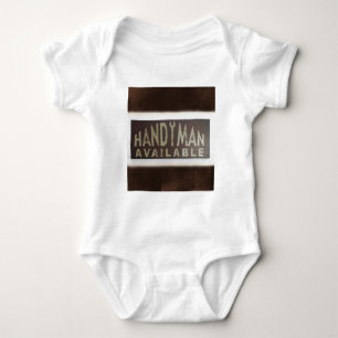 maintenance tools Construction Worker Handyman Baby Bodysuit