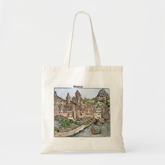 Mainz, Germany, 1493 Tote Bag (Front)
