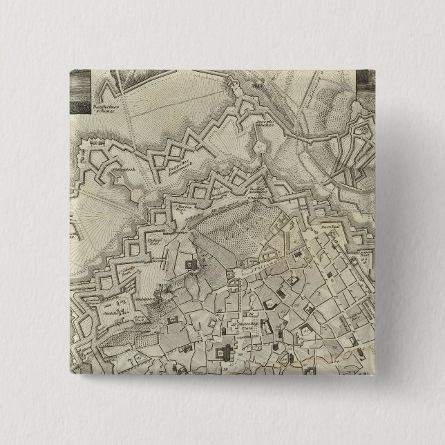 Mainz, Germany 15 Cm Square Badge (Front)