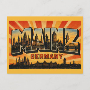Mainz Germany Cathedral Postcard