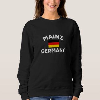 Mainz Germany German City Flag Tourist Souvenir Va Sweatshirt