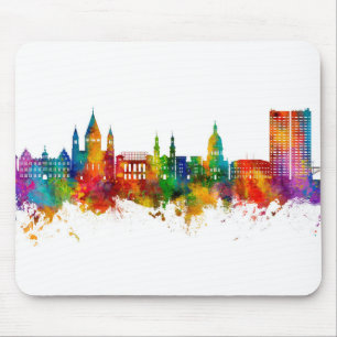 Mainz Germany Skyline Mouse Mat