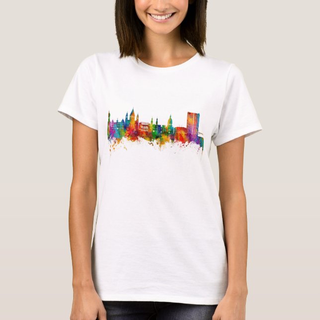 Mainz Germany Skyline T-Shirt (Front)