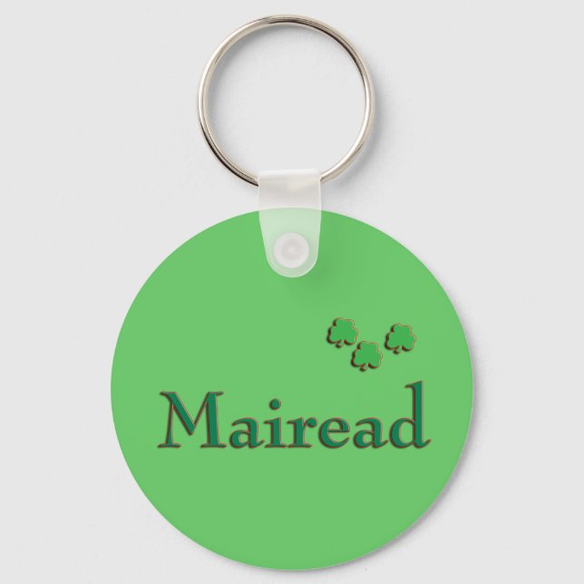 Mairead Irish Name Key Ring (Front)
