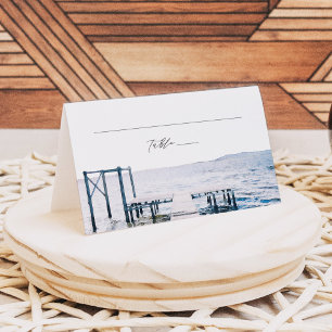 MAIRI Lake Pier Ocean Destination Place Cards