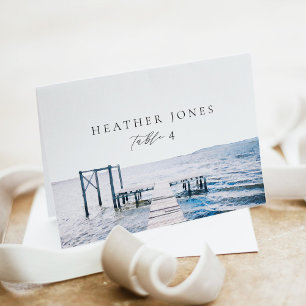 MAIRI Lake Pier Ocean Destination Place Cards