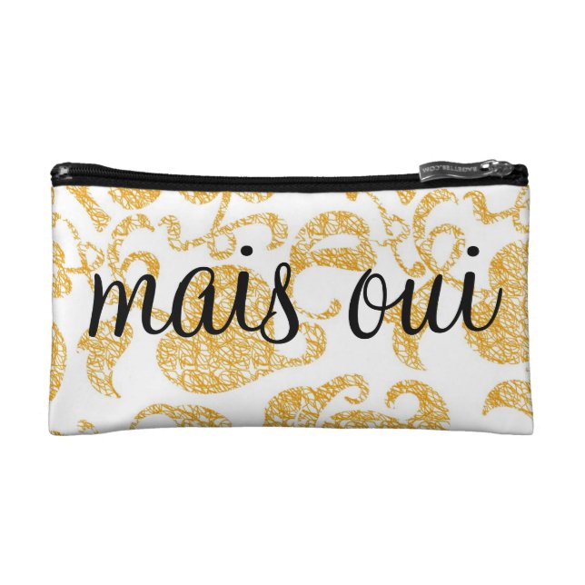 Mais Oui Bagette Makeup Bag (Front)