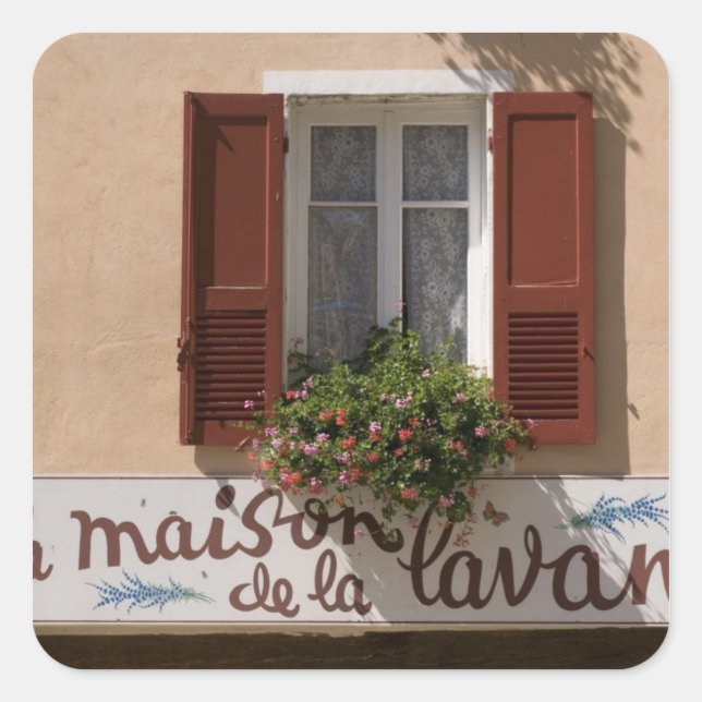 Maison de la Lavande, Place du Couwert, Square Sticker (Front)