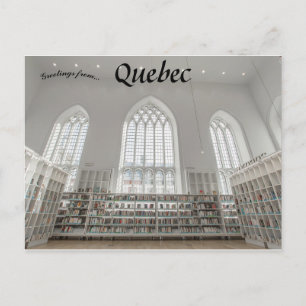 Maison de la Litérature Quebec Canada Postcard