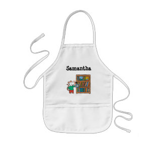 Maisy and a Bookshelf of Books Kids Apron