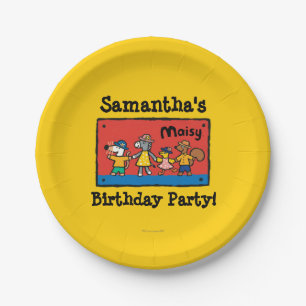 Maisy and Best Friends Hold Hands Paper Plate