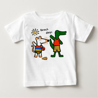 Maisy and Charley Beach Days Baby T-Shirt
