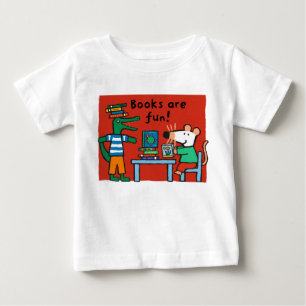 Maisy and Charley Read Books Baby T-Shirt