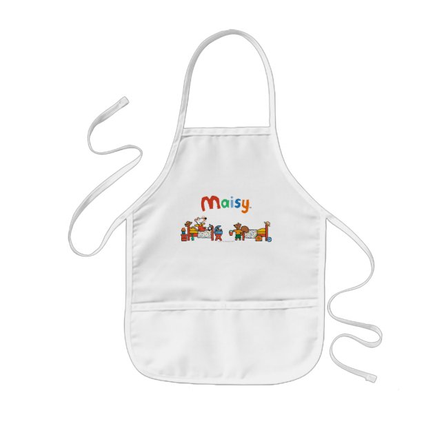 Maisy and Cyril Go on Vacation Scene Kids Apron (Front)