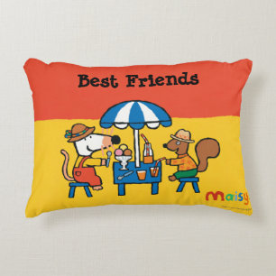 Maisy and Cyril Snacktime at the Beach Decorative Cushion