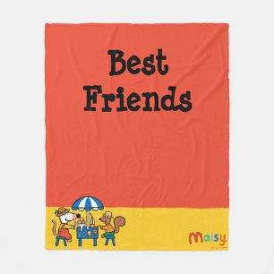 Maisy and Cyril Snacktime at the Beach Fleece Blanket