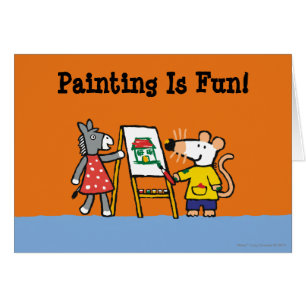 Maisy and Dotty Paint at Preschool