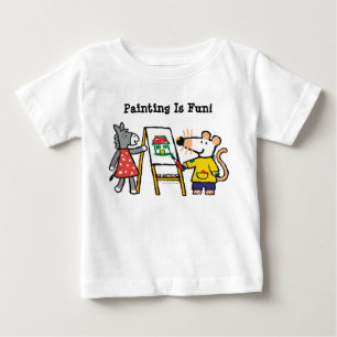 Maisy and Dotty Paint at Preschool Baby T-Shirt