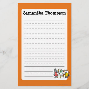 Maisy and Dotty Paint at Preschool Stationery