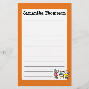 Maisy and Dotty Paint at Preschool Stationery