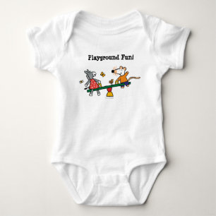 Maisy and Dotty Seesaw at the Playground Baby Bodysuit
