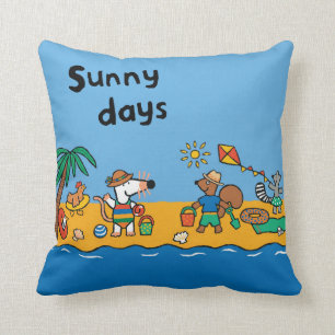 Maisy and Friends at the Beach Cushion