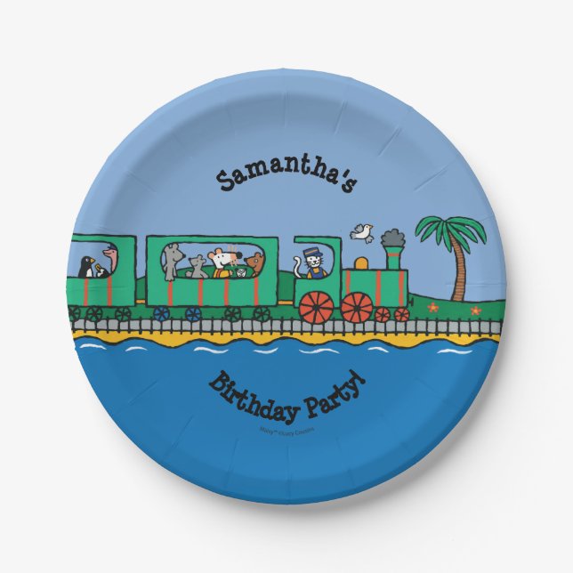 Maisy and Friends Birthday Paper Plate (Front)