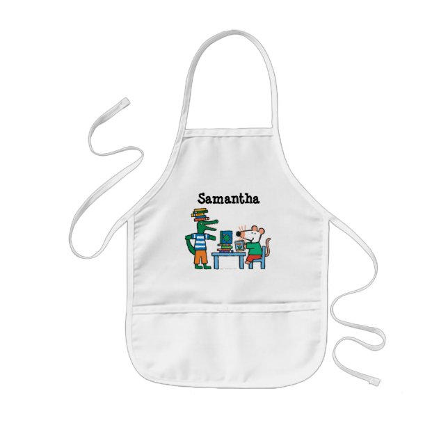 Maisy and Friends Enjoy the Library Kids Apron (Front)