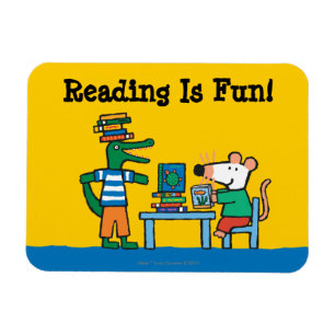 Maisy and Friends Enjoy the Library Magnet