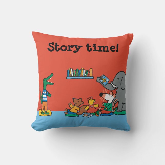 Maisy and Friends Laugh at Story Time Cushion (Front)