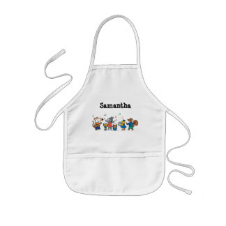Maisy and Friends Play in the Band Kids Apron