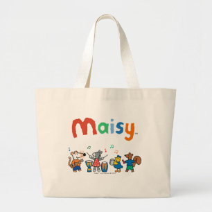 Maisy and Friends Play in the Band Large Tote Bag