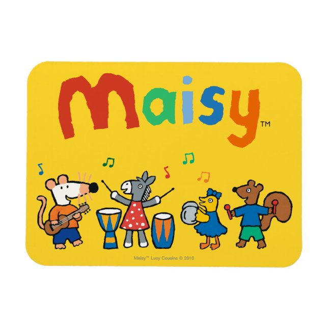 Maisy and Friends Play in the Band Magnet (Horizontal)