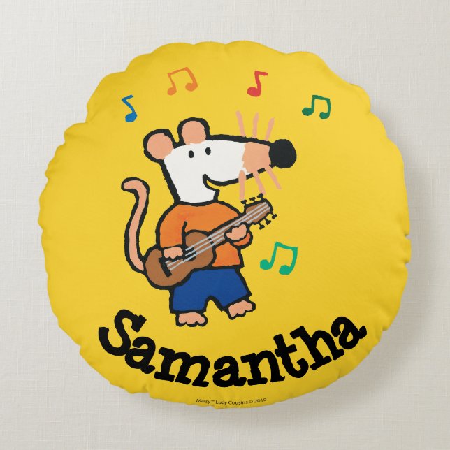 Maisy and Friends Play in the Band Round Cushion (Front)