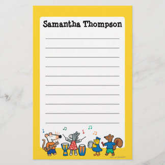 Maisy and Friends Play in the Band Stationery