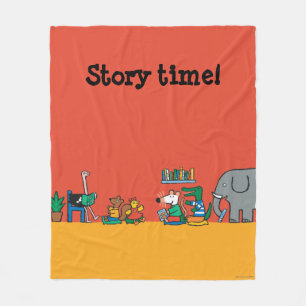 Maisy and Friends Read Together Fleece Blanket