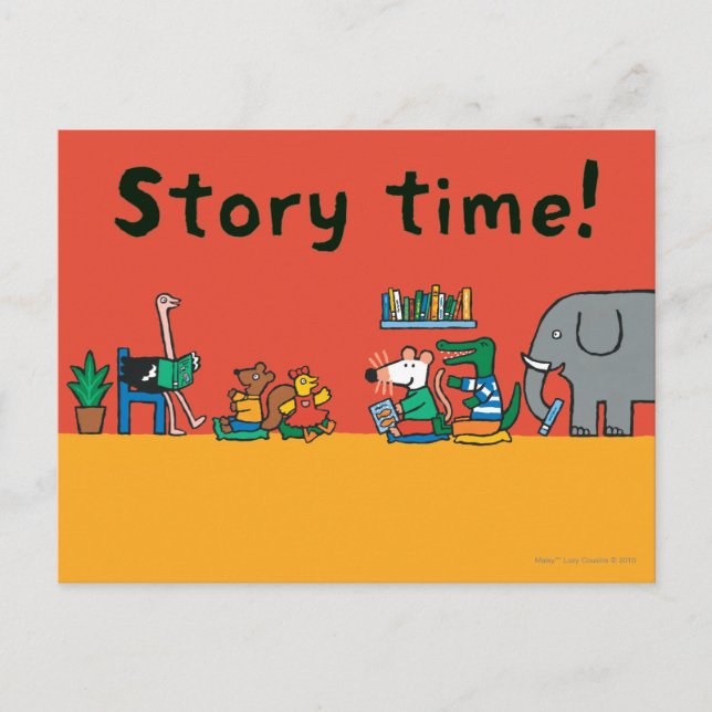 Maisy and Friends Read Together Postcard (Front)
