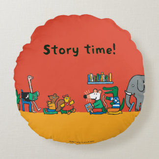 Maisy and Friends Read Together Round Cushion