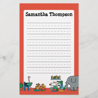 Maisy and Friends Read Together Stationery