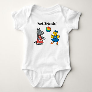 Maisy at Preschool with Friends on the Playground Baby Bodysuit