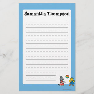 Maisy at Preschool with Friends on the Playground Stationery