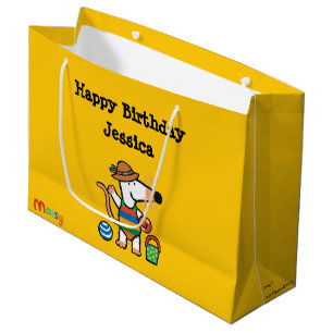 Maisy at the Beach Birthday Large Gift Bag