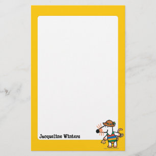 Maisy Collecting Shells At The Beach Stationery