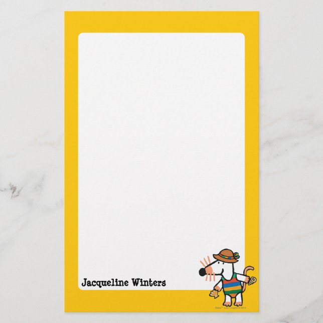 Maisy Collecting Shells At The Beach Stationery (Front)